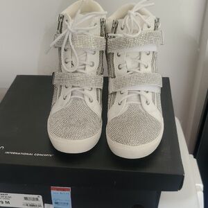 INC International Concepts  Sneakers in White and Silver